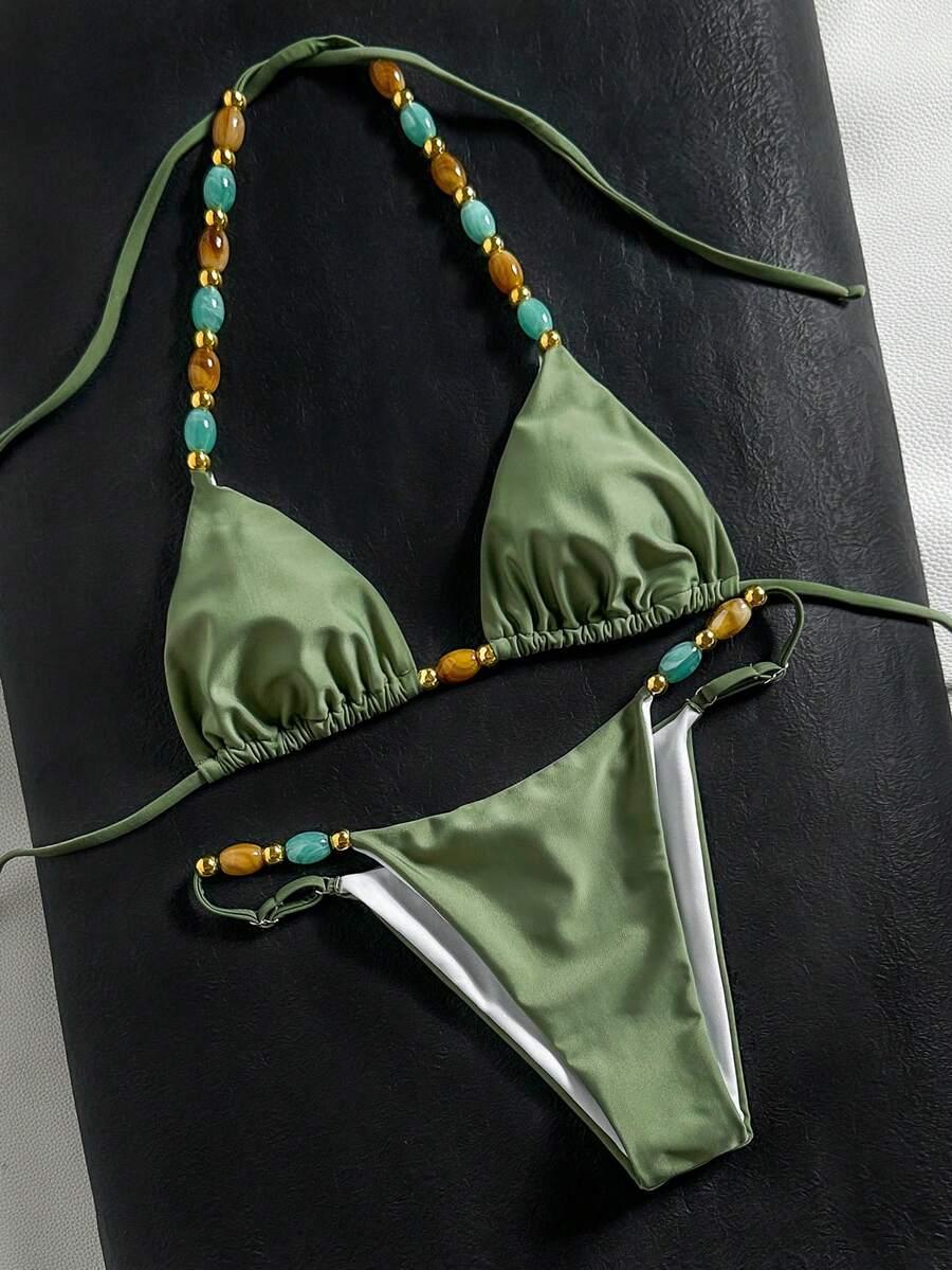 BIKINX ZIELONY DWUCZĘŚCIOWY STRÓJ KĄPIELOWY S09__S