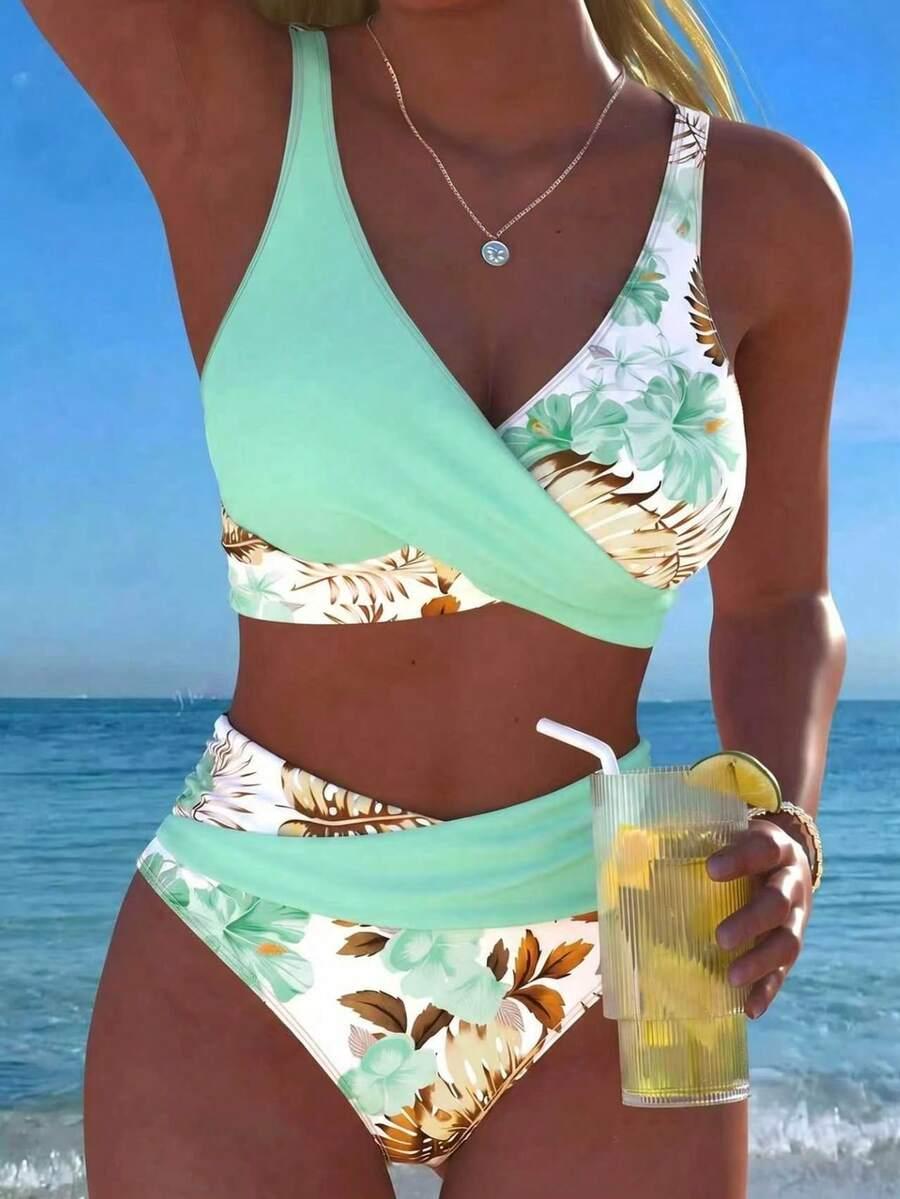 SHEIN DWUCZĘŚCIOWY STRÓJ KĄPIELOWY S09__XXL