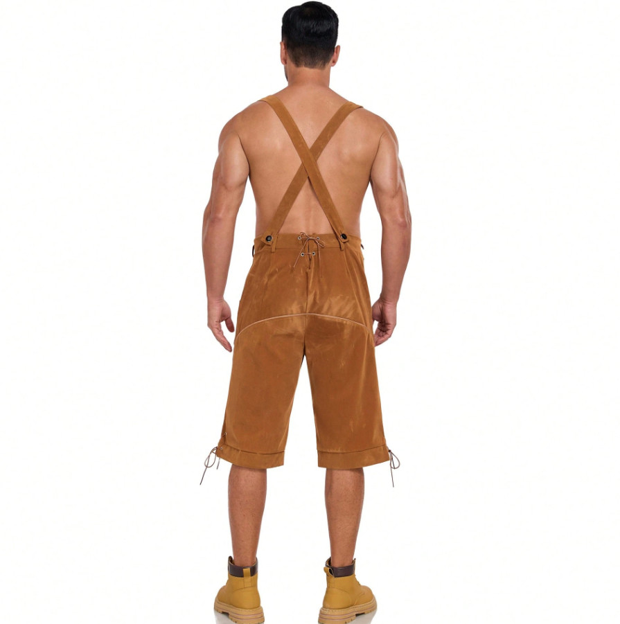 SHEIN BAWARSKIE SPODNIE SZELKI HAFT S06__XL