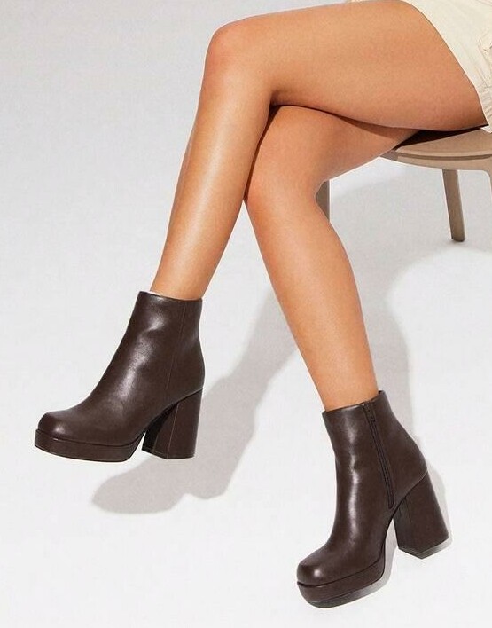 SHEIN BRĄZOWE BOTKI OBCAS W01__41