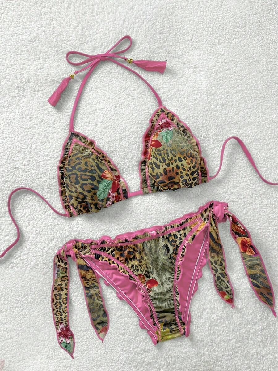 SOLEIA DWUCZĘŚCIOWY STRÓJ KĄPIELOWY ANIMAL PRINT S09__S