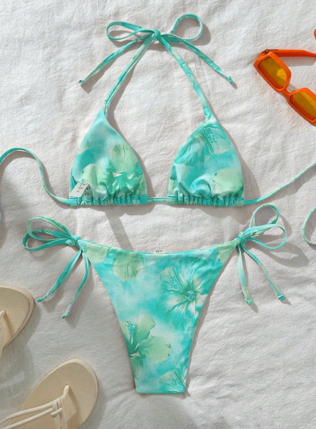 SHEIN DWUCZĘŚCIOWY STRÓJ KĄPIELOWY S09__M