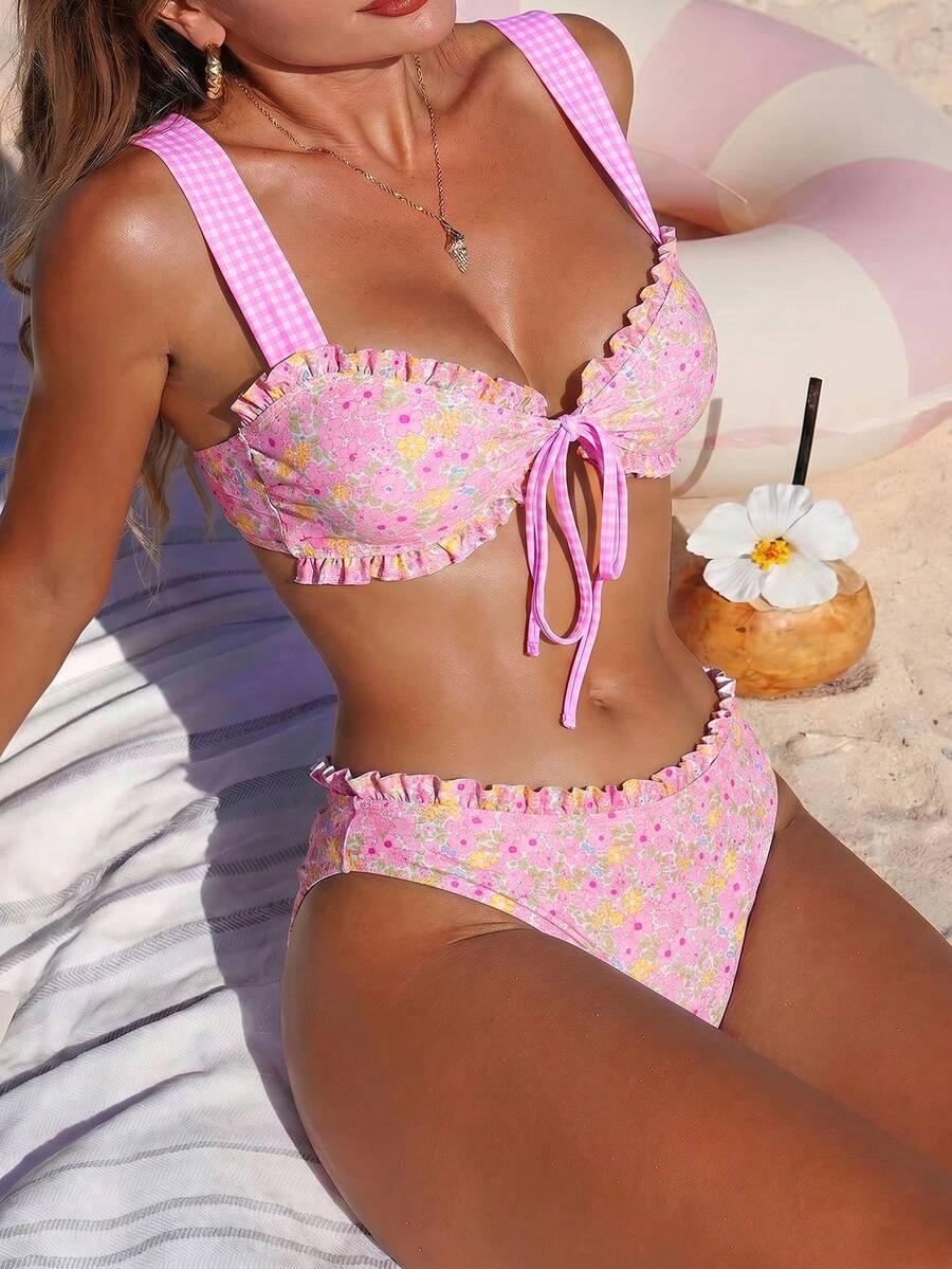 SWIM MOD RÓŻOWY STRÓJ KĄPIELOWY S09__L