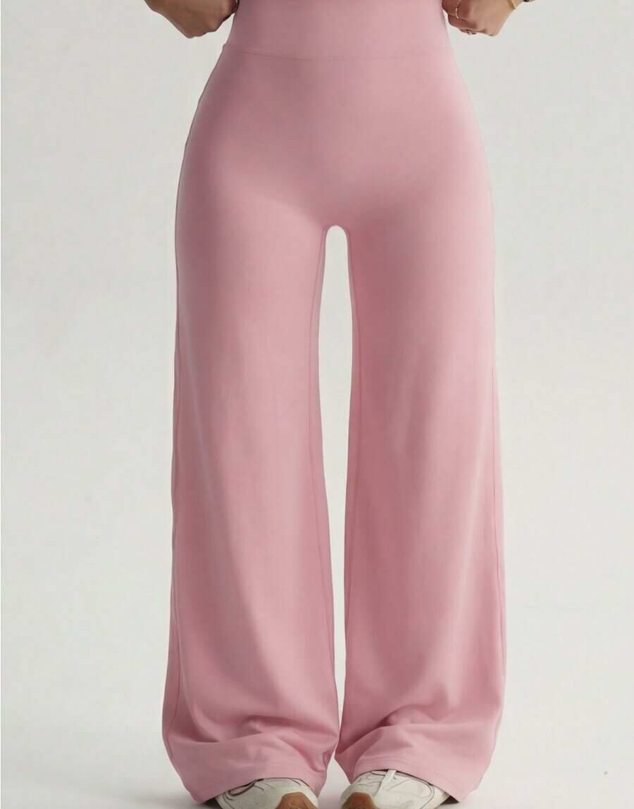 SHEIN RÓŻOWE SPODNIE CASUAL S06__M