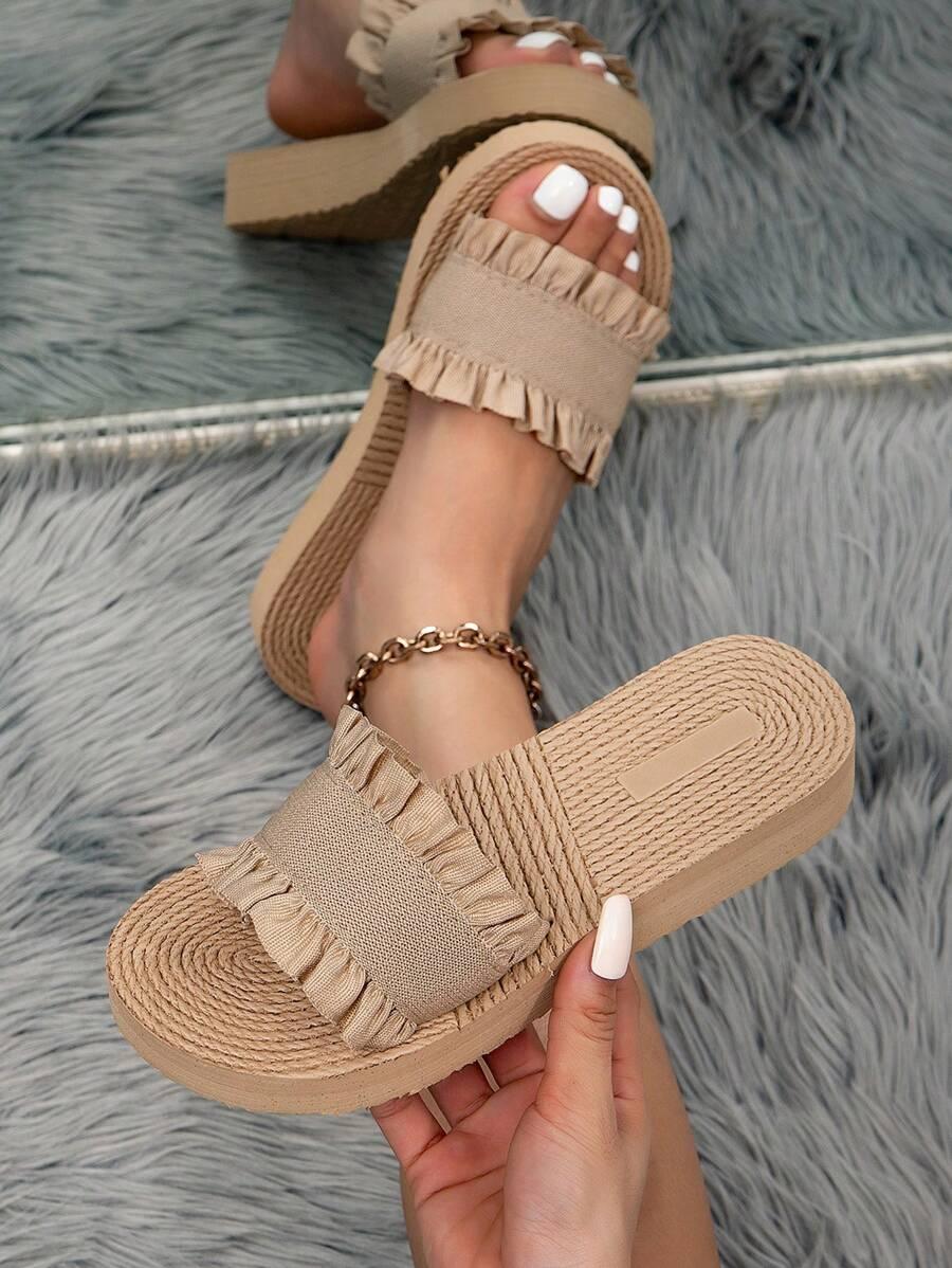 SHEIN KLAPKI FALBANA WSUWANE S06__36,5