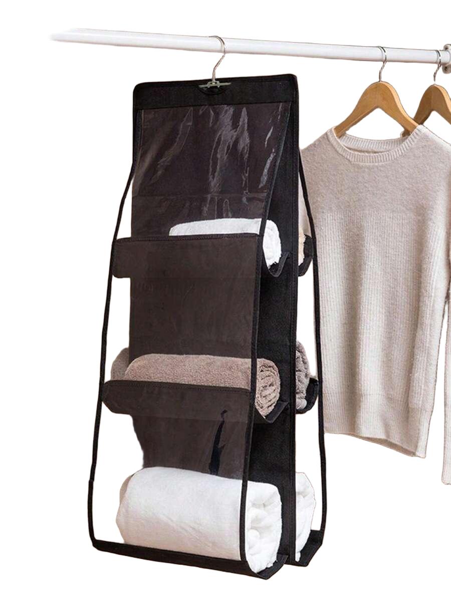 SHEIN 6 KOMOROWY CZARNY ORGANIZER DO SZAFY S07