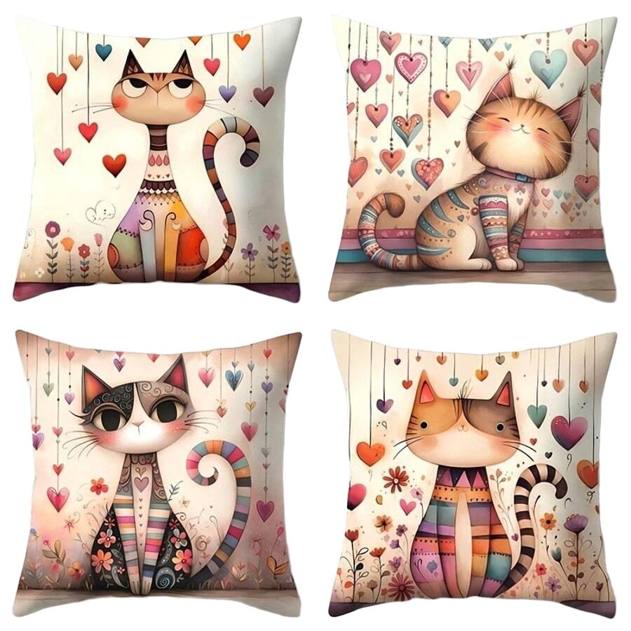 SHEIN POSZEWKA NA PODUSZKĘ 4-PACK S07__45X45