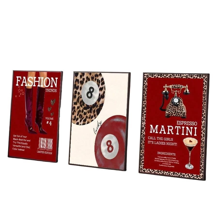 SHEIN PLAKAT ŚCIENNY 3-PACK S07__40X60CM