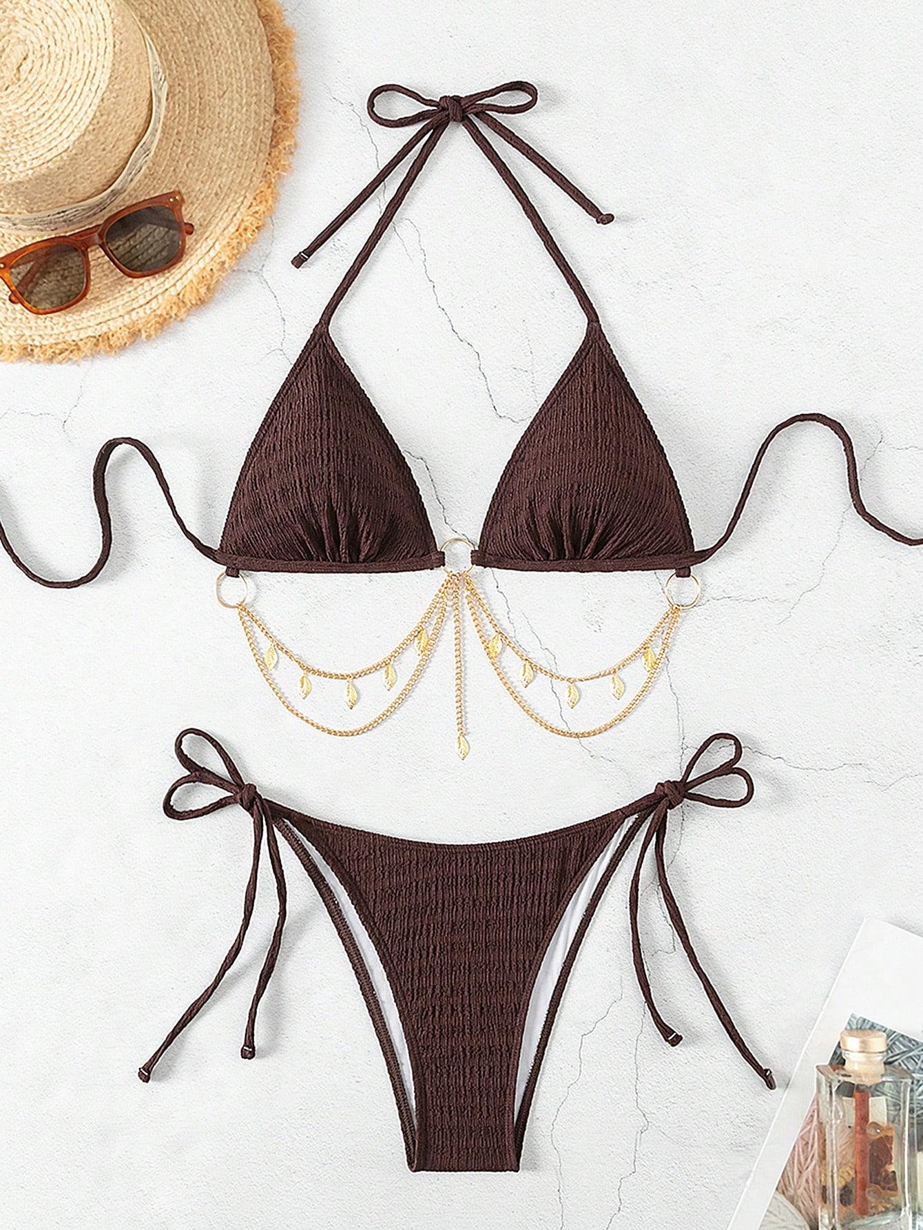 SHEIN DWUCZĘŚCIOWY STRÓJ KĄPIELOWY PK01__XL
