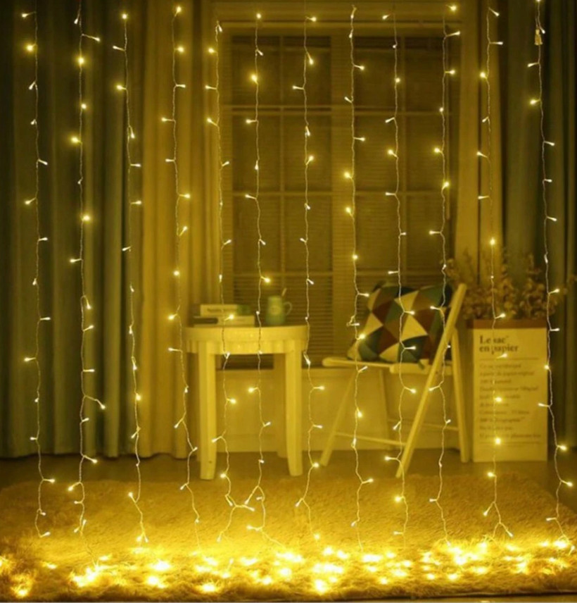 SHEIN KURTYNA ŚWIETLNA LED BDD__6X3M