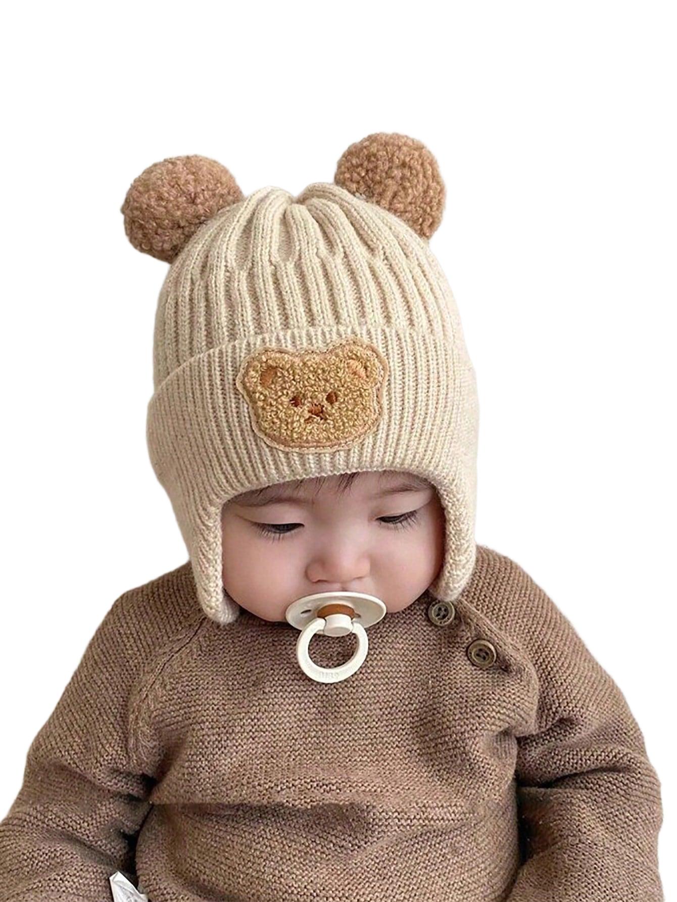 SHEIN BEŻOWA CZAPKA MIŚ W01__50