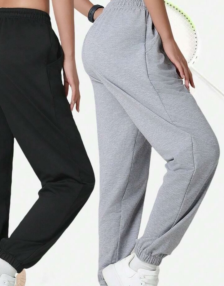 SHEIN SZARE SPODNIE DRESOWE S06__L