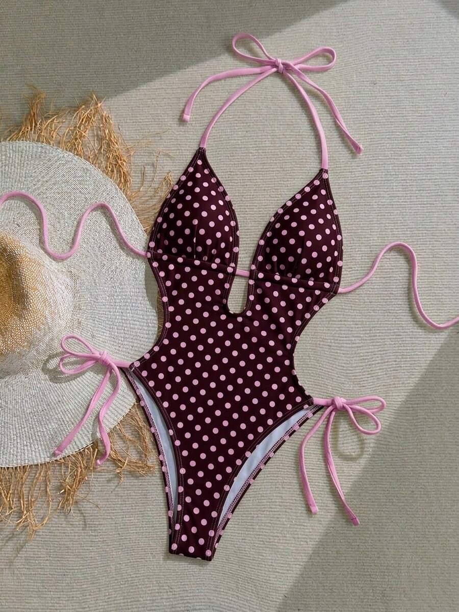 SHEIN JEDNOCZĘŚCIOWY STRÓJ KĄPIELOWY S09__S