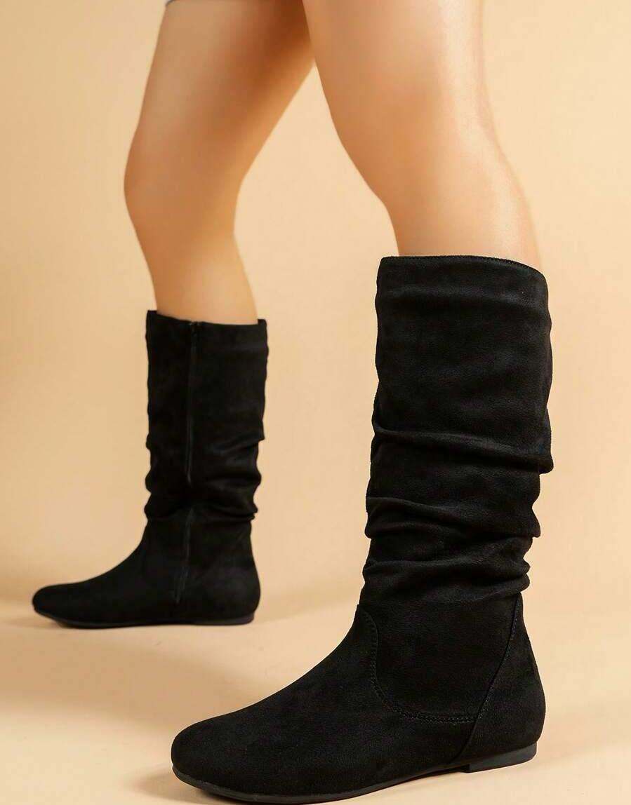 SHEIN CZARNE KOZAKI ZAMEK W01__41