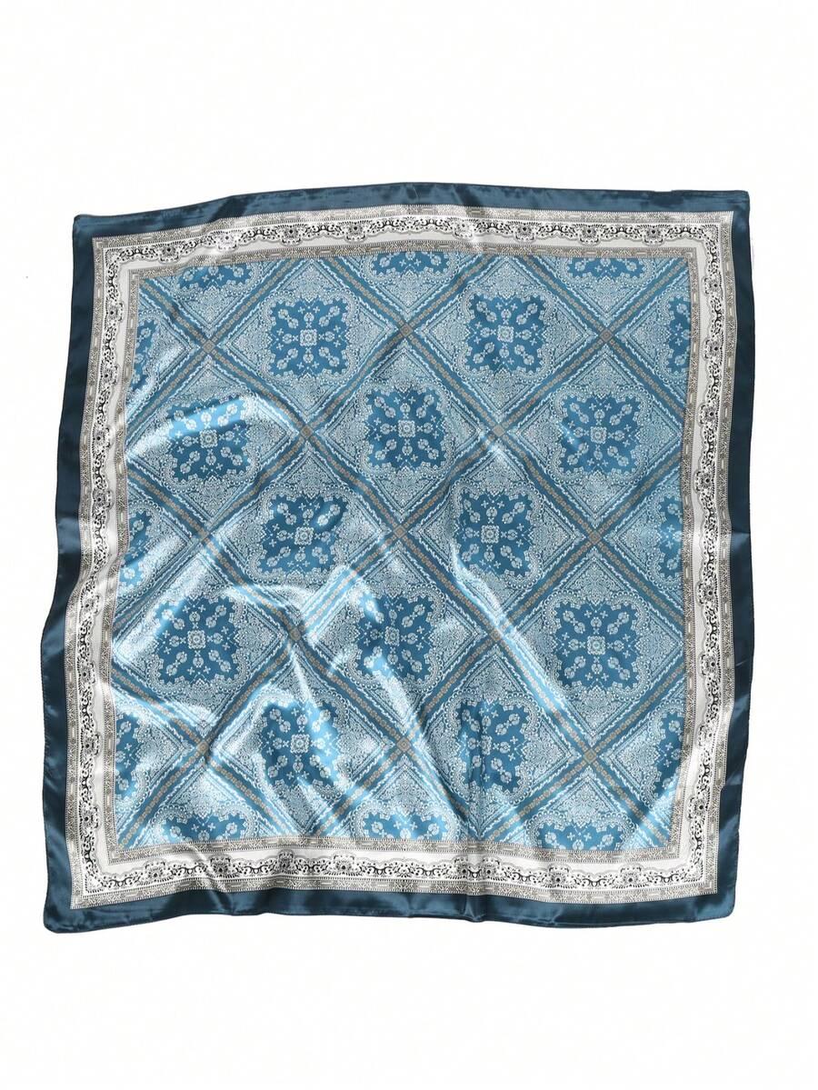 SHEIN NIEBIESKA APASZKA WZÓR S07__90X90