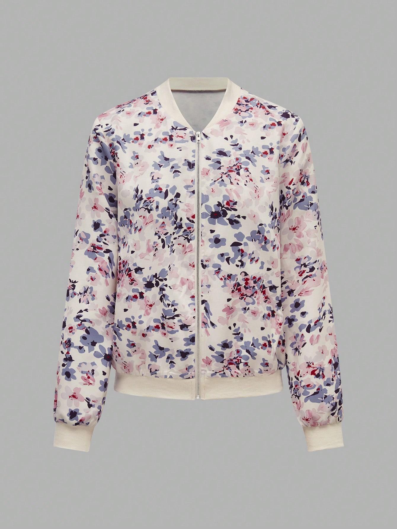 SHEIN BLUZA KWIATY WZÓR S06__S
