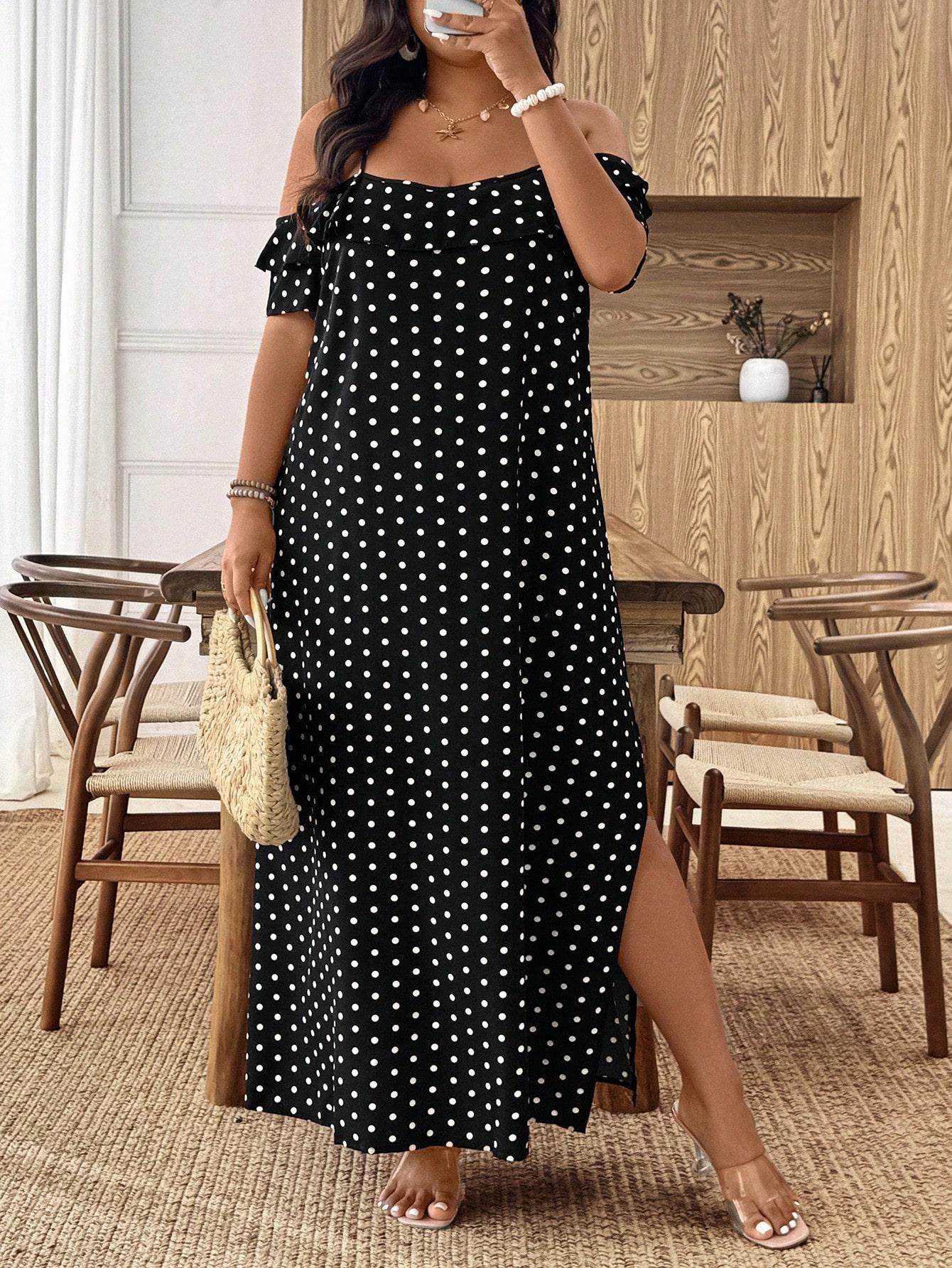 SHEIN MAXI SUKIENKA GROSZKI S06__46