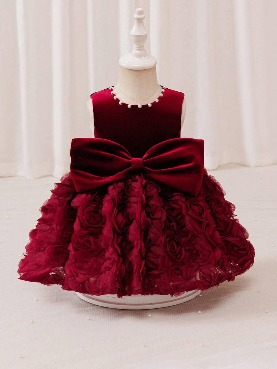 SHEIN CZERWONA SUKIENKA ZDOBIENIA S06__86-92