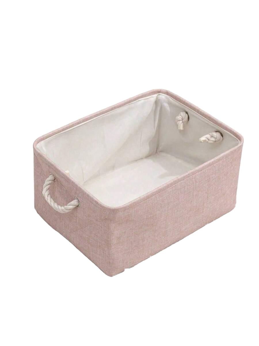 SHEIN RÓŻOWY SKŁADANY KOSZ S07__41X31X20CM