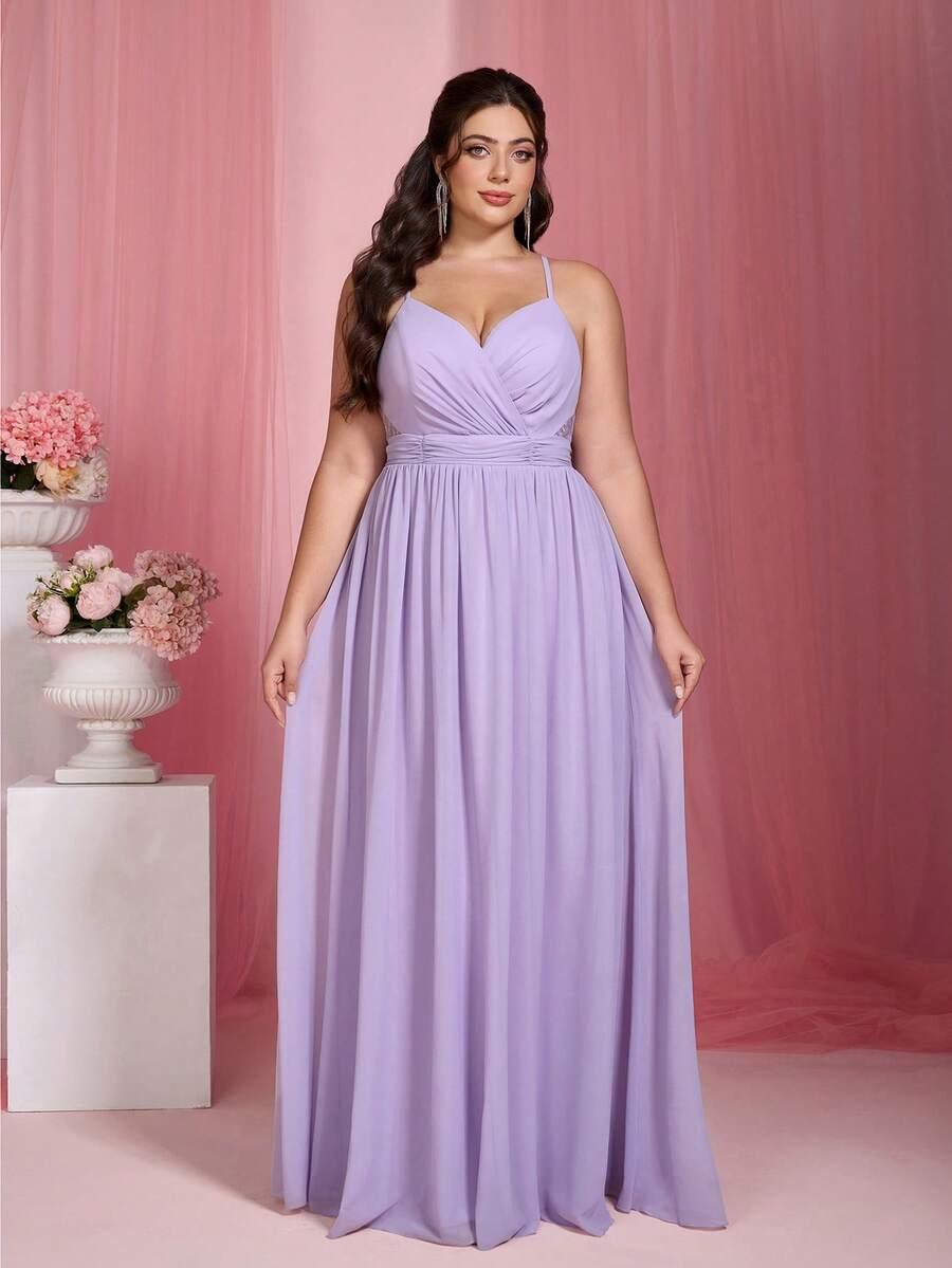 SHEIN FIOLETOWA MAXI SUKIENKA S06__44