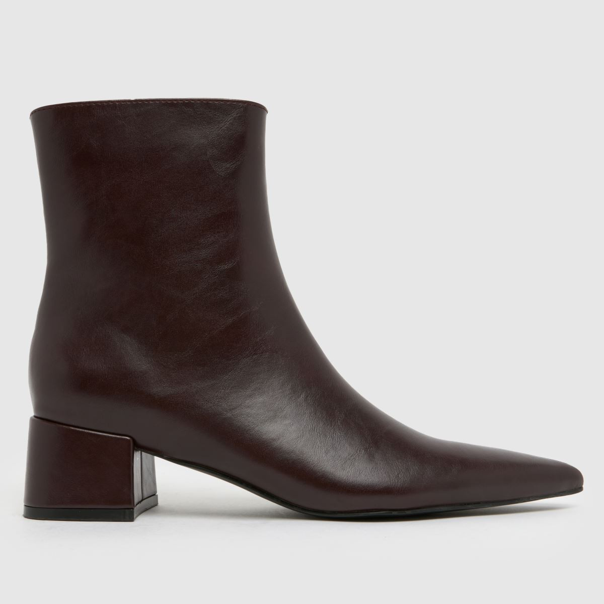 SCHUH BORDOWE BOTKI IMITACJA SKÓRY OBCAS W01__39