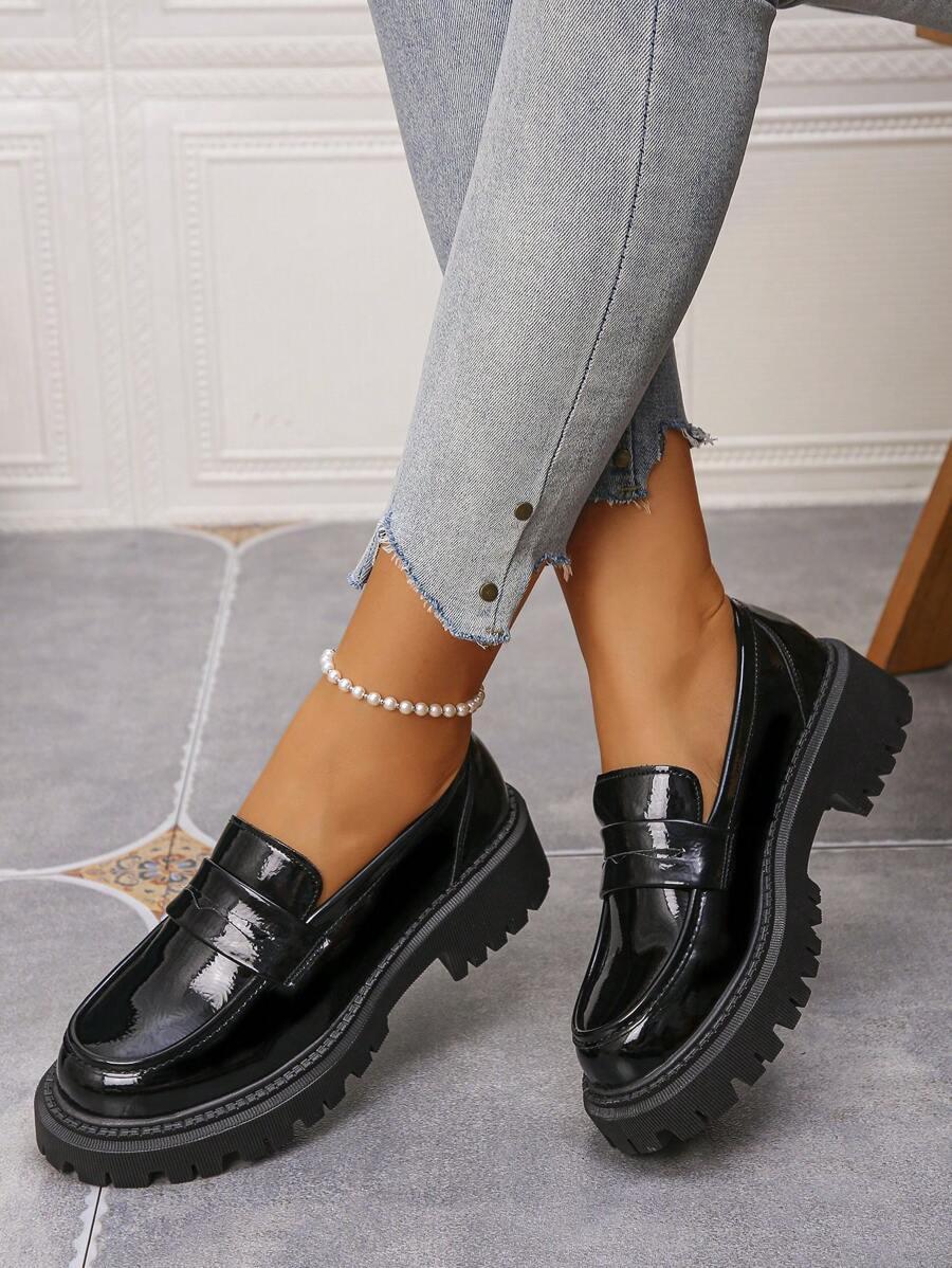 SHEIN CZARNE WSUWANE MOKASYNY S06__39