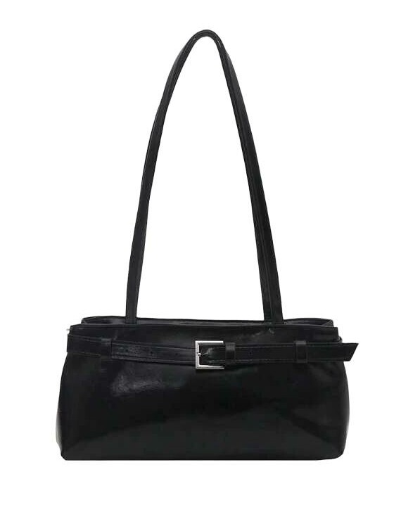 SHEIN CZARNA TOREBKA IMITACJA SKÓRY S07__27X9X13