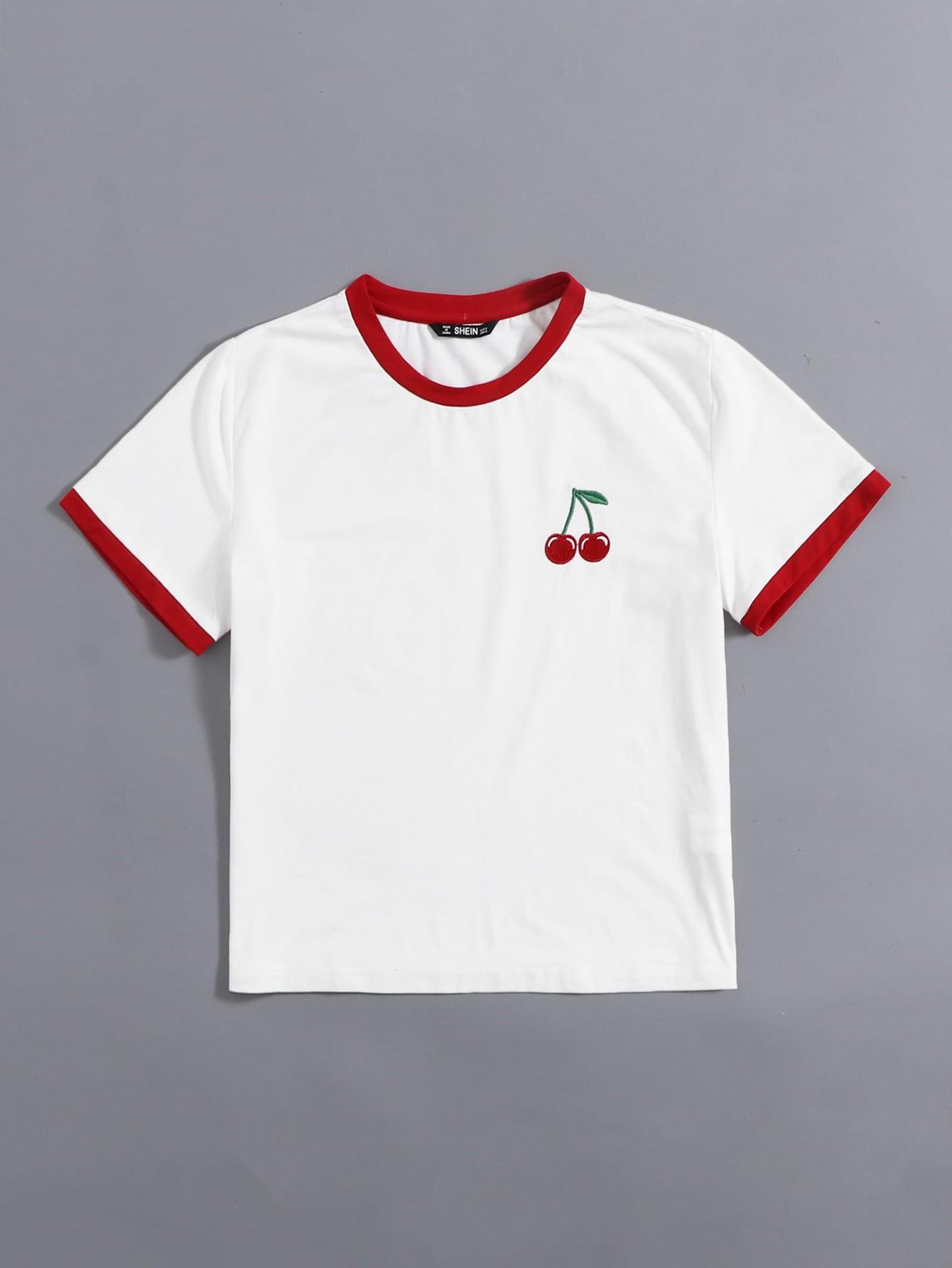 SHEIN BIAŁY T-SHIRT WZÓR S06__XS