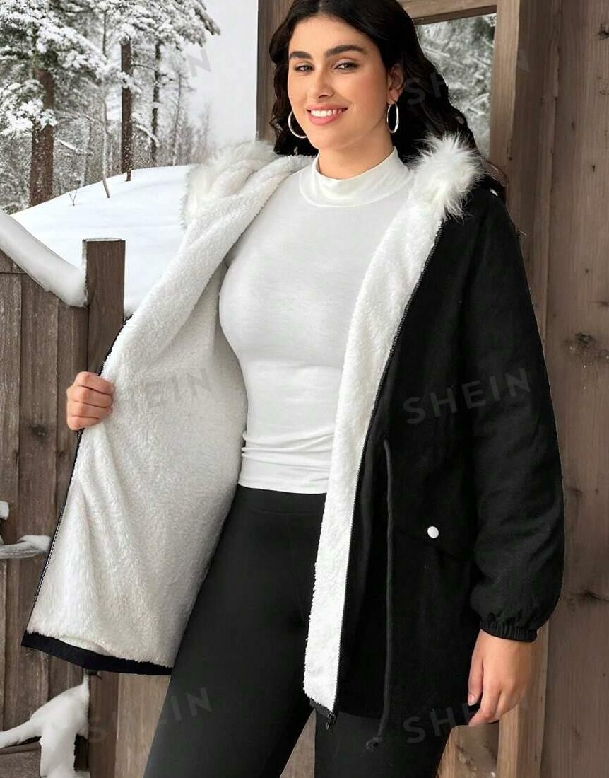 SHEIN CZARNA KURTKA ZAMEK W01__52