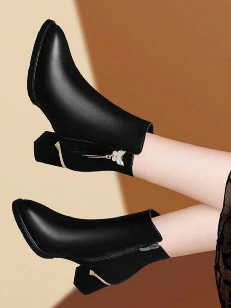SHEIN CZARNE BOTKI OBCAS W01__38