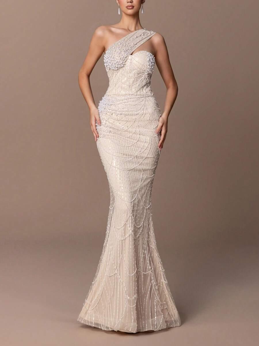 FAERIESTY ZDOBIONA MAXI SUKIENKA S06__M