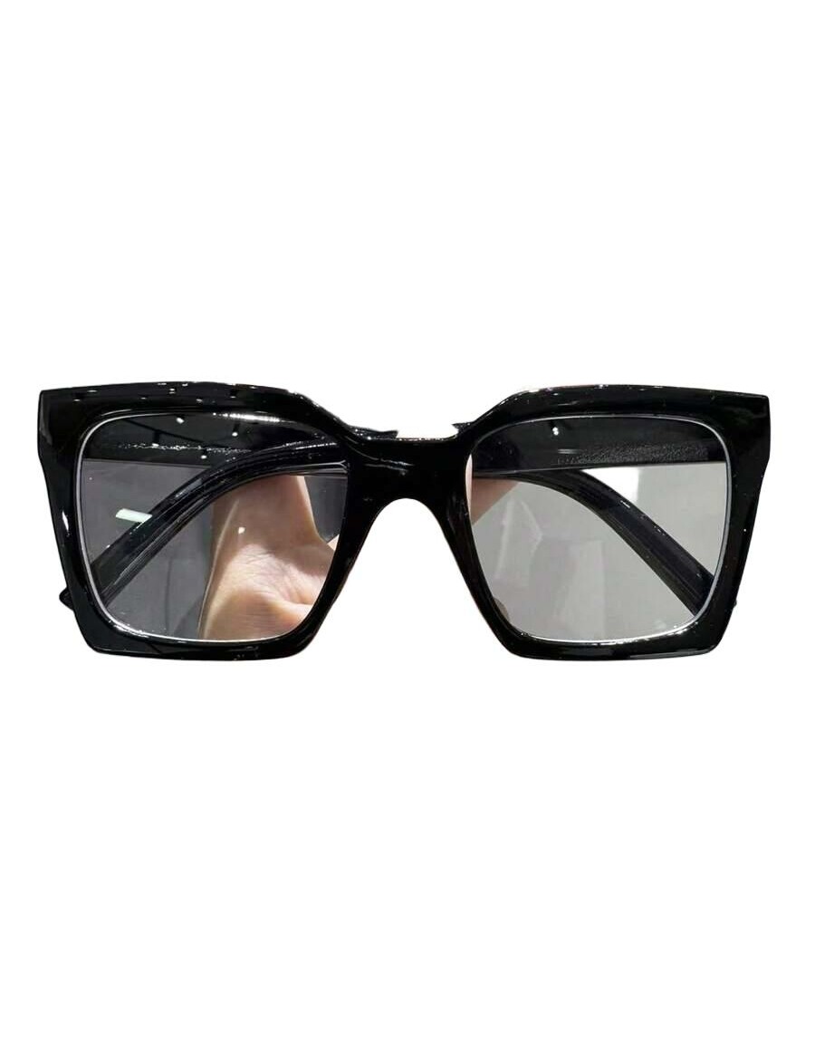 SHEIN CZARNE OKULARY ZERÓWKI S07