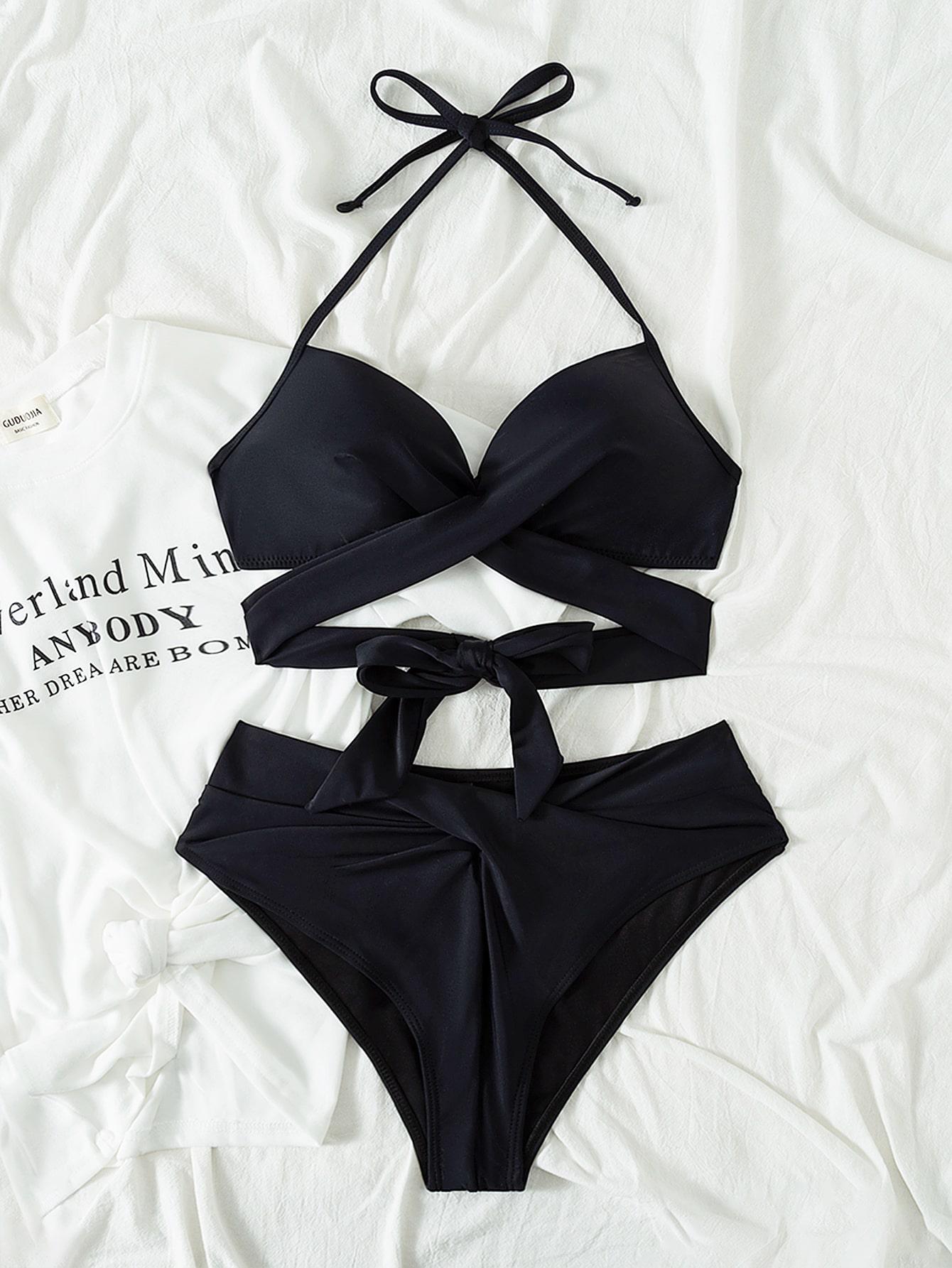 SHEIN DWUCZĘŚCIOWY STRÓJ KĄPIELOWY S09__S