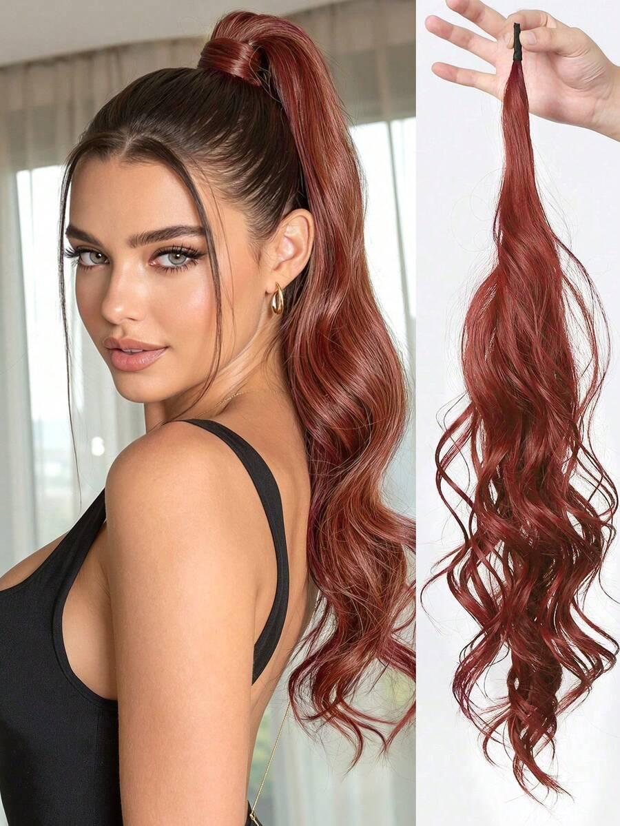 SHEIN SYNTETYCZNE WŁOSY KUCYK S07__65CM