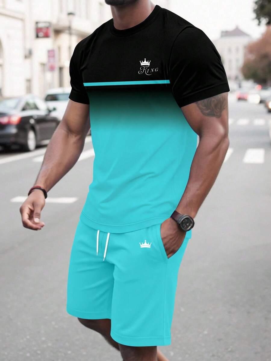 MANFINITY T-SHIRT SPODENKI KOMPLET S09__L
