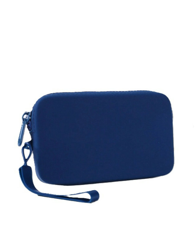 SHEIN GRANATOWA SILIKONOWA KOSMETYCZKA S07__15X9X2,8