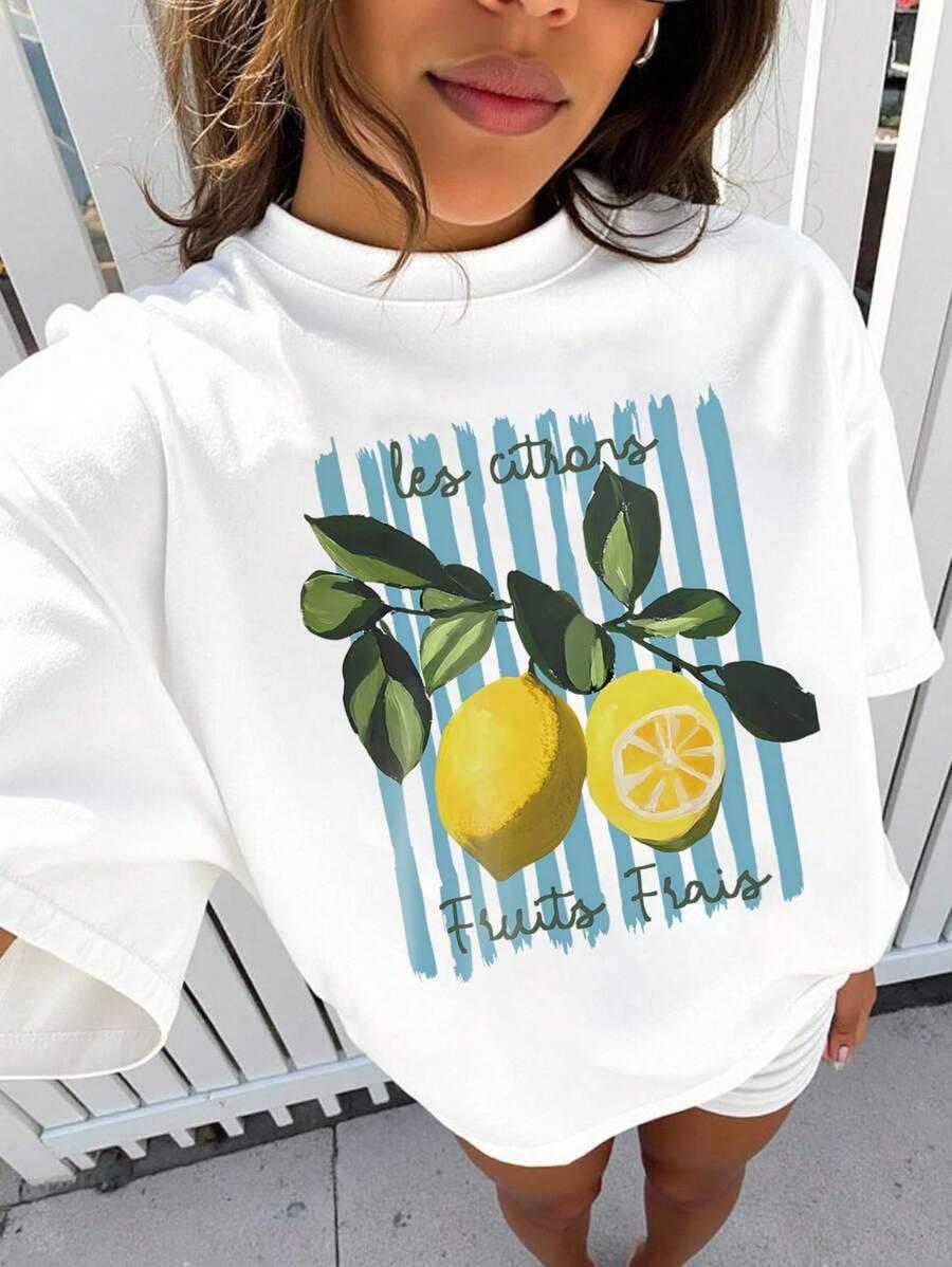 SHEIN BIAŁY T-SHIRT OKRĄGŁY DEKOLT S06__48