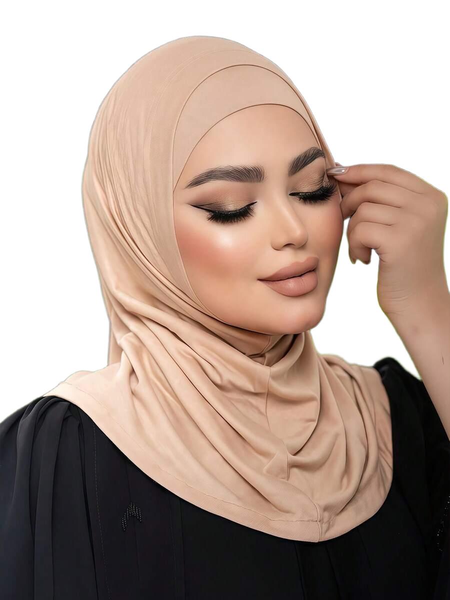 SHEIN BEŻOWA CHUSTA HIDŻAB S07__45X30