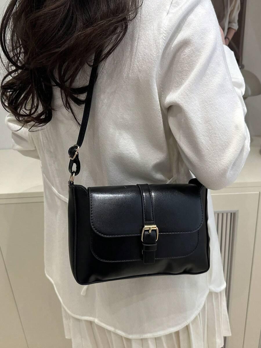 SHEIN CZARNA TOREBKA ZATRZASK S07__23X15