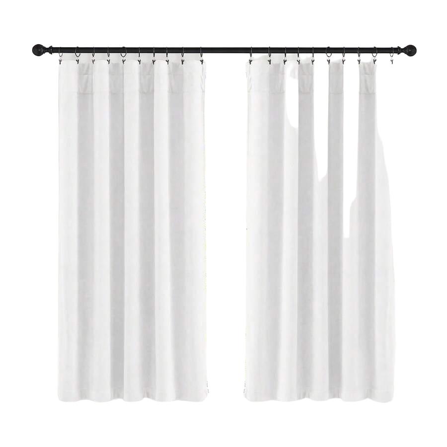 SHEIN BIAŁE GŁADKIE ZASŁONY 2-PACK S07__70X150