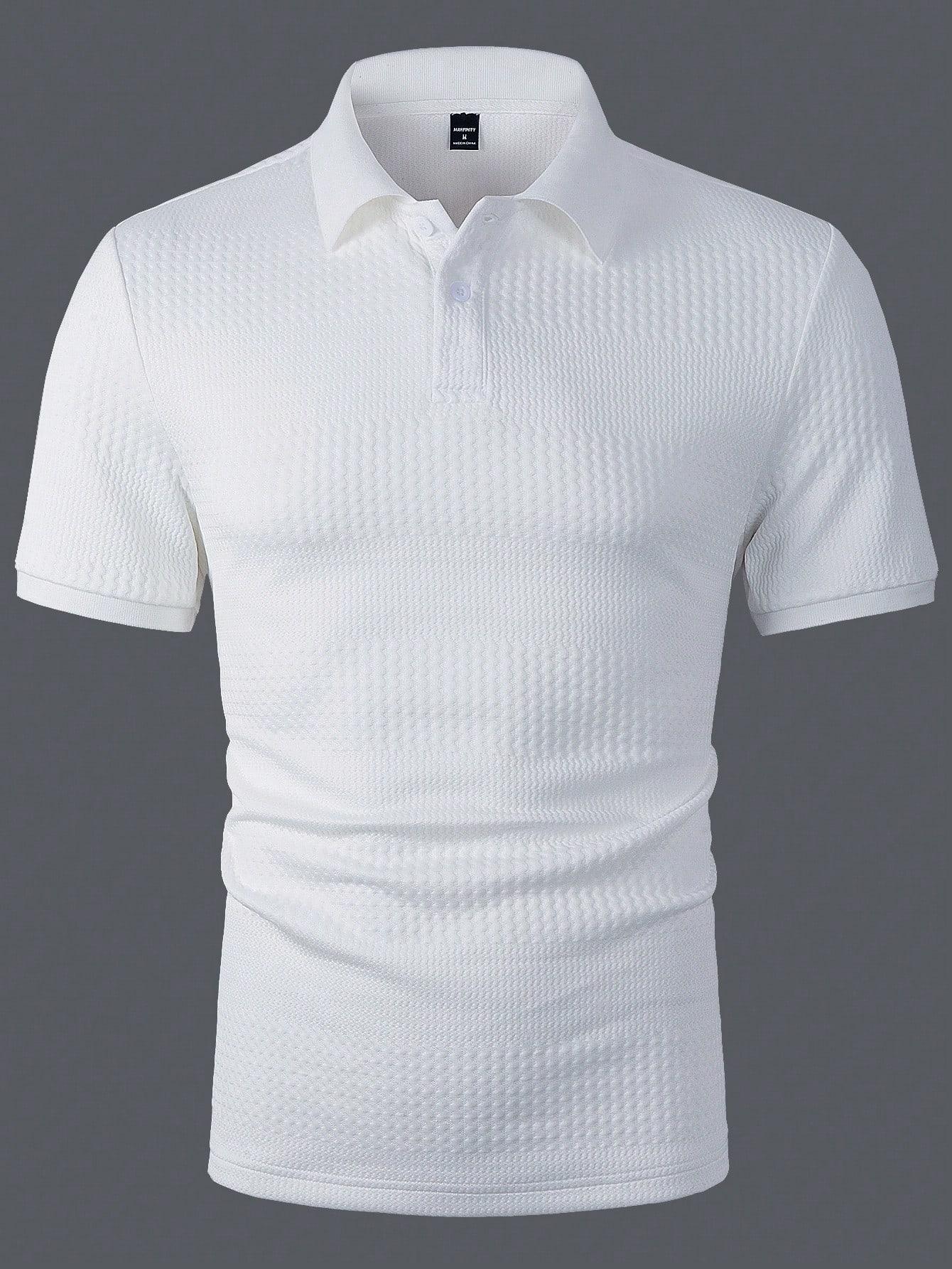 SHEIN BIAŁA KOSZULKA POLO S06__L