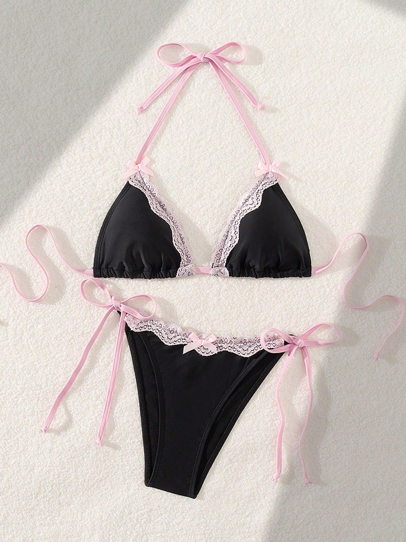 SHEIN DWUCZĘŚCIOWY STRÓJ KĄPIELOWY S09__XL