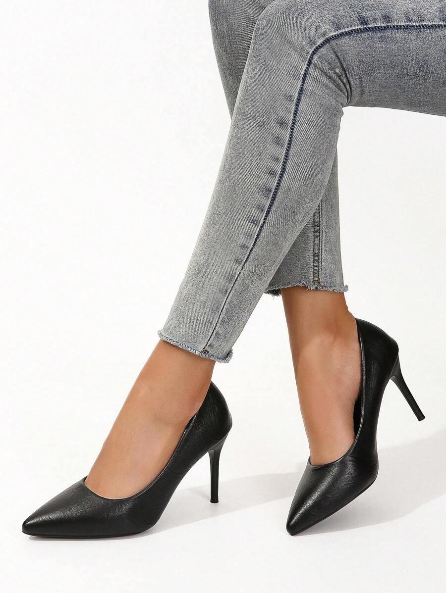 SHEIN CZARNE CZÓŁENKA OBCAS S06__38