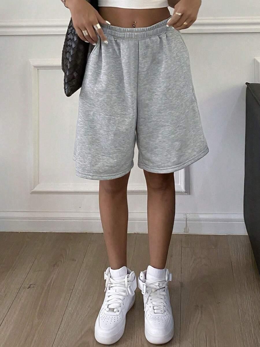 SHEIN SZARE SPODENKI DRESOWE S06__146-152