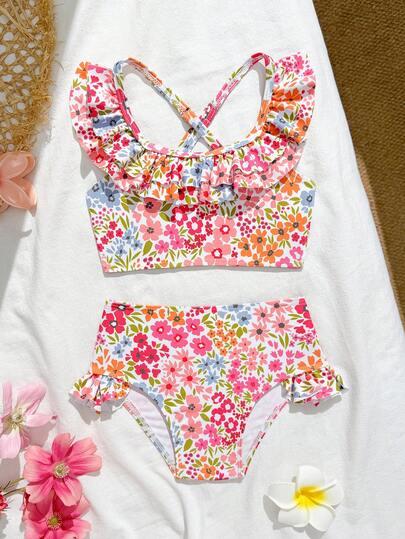 SHEIN DWUCZĘŚCIOWY STRÓJ KĄPIELOWY S09__92/98