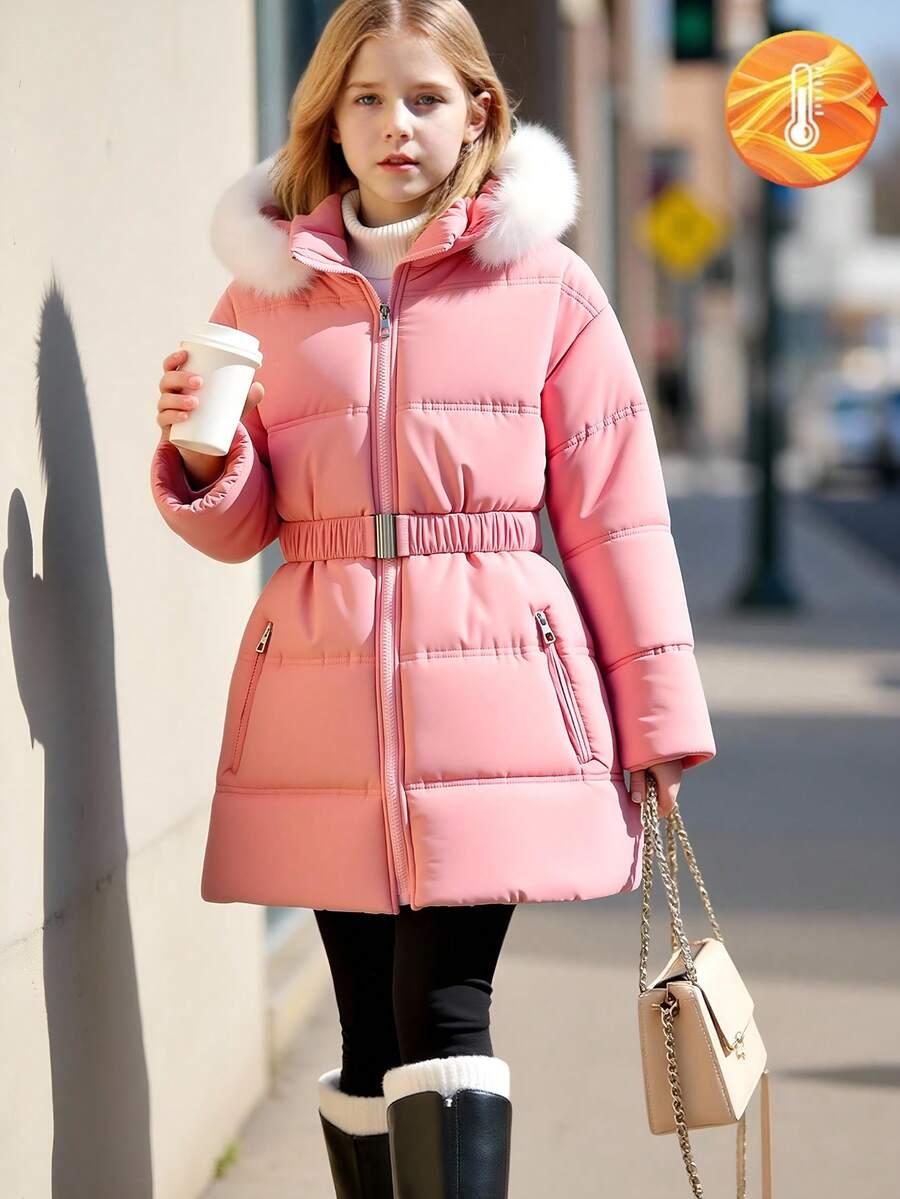 SHEIN RÓŻOWA PIKOWANA KURTKA W01__140-146
