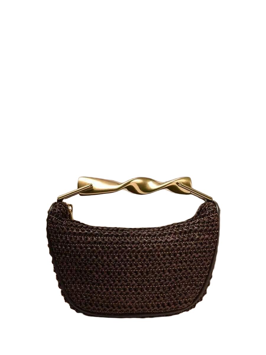 SHEIN BRĄZOWA TOREBKA TEKSTURA S07__19X12