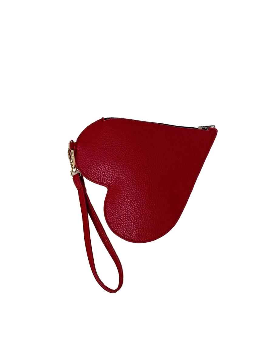 SHEIN CZERWONA TOREBKA KOPERTÓWKA SERCE S07__19X20