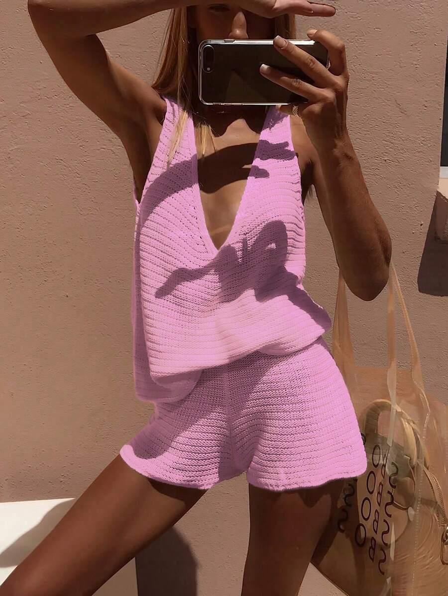 SHEIN KOMPLET TOP SPODENKI S06__XS