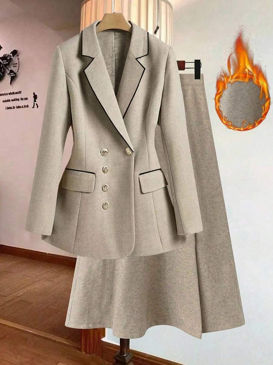 FRANCLIA SPÓDNICA MARYNARKA KOMPLET S06__XL